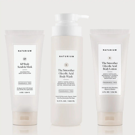 the-glycolic-acid-body-bundle-k1 NATR_KPScrub_SmootherBodyWash_SmootherLotion_Bundle_ecomm.webp